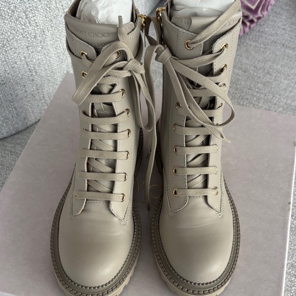 NWT - Jimmy Choo Boots - Light Sand - Picture 8 of 14